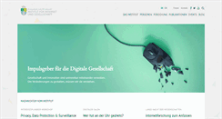 Desktop Screenshot of hiig.de